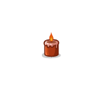 Thanksgivingy Red Candle