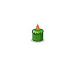 Thanksgivingy Green Candle