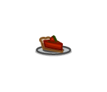 Slice of Strawberry Rhubarb Pie
