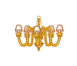 Fancy Brass Chandelier