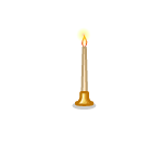 Fancy Tapered Candle