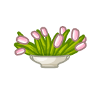 Fancy Bowl of Tulips