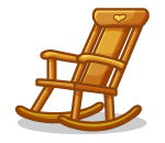 Cozy Wooden Rocking Chair