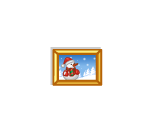 Framed Christmas Painting