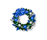 White Holiday Wreath