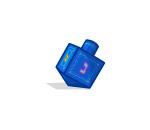 Blue Festive Dreidel