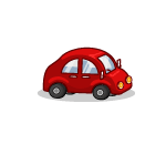 Cherry Red Toy Car