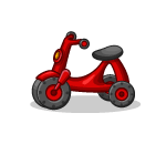 Cherry Red Toy Tricycle