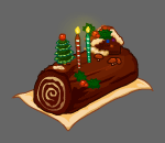 Scrumptious Christmas Log Cake