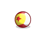 Red Holiday Beach Ball