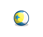 Blue Holiday Beach Ball