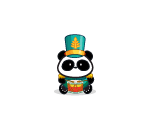 Drummer Panda Plushie