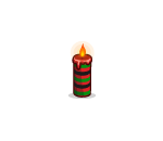 Kwanzaa Striped Candle