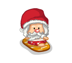 Surfing Santa