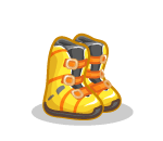 Yellow Ski Boots
