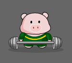 Weight Lifting Piggy