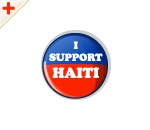 SUPPORT HAITI: Button