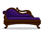 Old Victorian Violet Couch