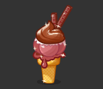 Ice Cream Chocolate Cone