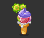 Ice Cream Flower Cone
