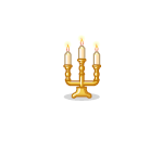 Tabletop Candlestick Trio