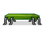 Green Computer Table