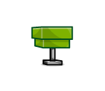 Green Computer Lamp