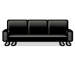 Black Computer Couch