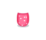 Pink Ceramic Love Vase