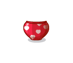 Red Love Vase