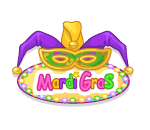 Mardi Gras Mask Sign