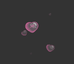 Popping Heart Shaped Bubbles
