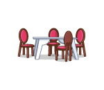 Doll House Table Set