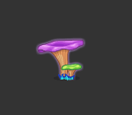 Pandorable Purple Mushroom