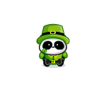 St. Pattys Day Panda