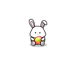 Bunny Plushies Pink Egg