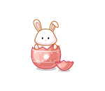 Pink-a-boo-Bunny Plushie