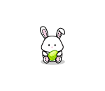 Bunny Plushies Green Egg