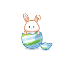 Blue-a-boo-Bunny Plushie