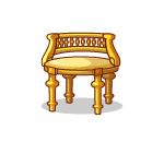 King Petdas Gold Chair