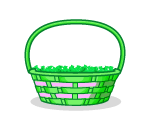 Green Easter Basket