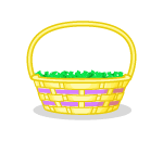 Yellow Easter Basket