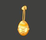 Sparkly Golden Egg
