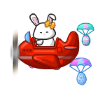 Aeroplane Easter Bunny
