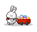 Easter Bunny Egg Wagon