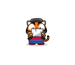 Pet Station Passenger Tiger Plushie