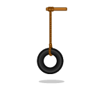 Pet Playground Tire Swing