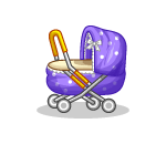 Pet Playground Purple Stroller