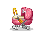 Pet Playground Pink Stroller