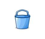 Pet Playground Blue Bucket